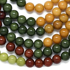 Натуральный Malaysia нефритовые бусы пряди&nbsp;G-B165-C07-8mm