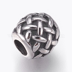 Европейские бусины из хирургической нержавеющей стали 316 STAS-O097-78AS