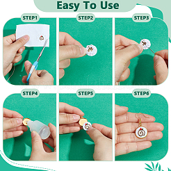 Наборы для самостоятельного изготовления железных сережек-подвесок&nbsp;DIY-PH0031-59B