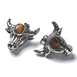 Натуральный тигровый глазный кулон&nbsp;G-H083-03AS-02