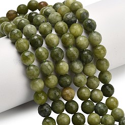 Бусы из натурального нефрита синьянг&nbsp;G-L642-F06-8mm