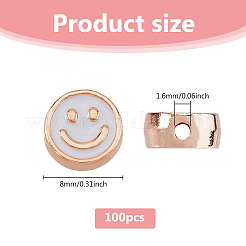 100шт эмалевые бусины из сплава&nbsp;FIND-DC0006-92