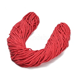 Окрашенные синтетические бирюзовые бусы нити G-P594-01B-11