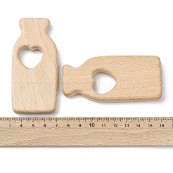 Verbindungsringe aus natürlichem Buchenholz&nbsp;WOOD-I017-04