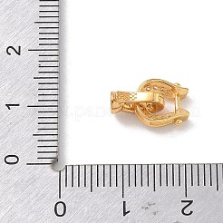925 cierre plegable de plata de ley con micro pavé de circonita cúbica transparente.&nbsp;SE-CBAF1B0-07G