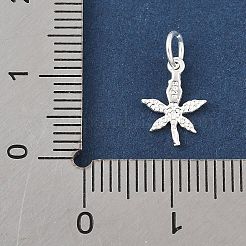 925 подвеска в виде кленового листа из стерлингового серебра STER-R013-04S
