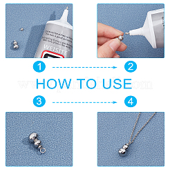 18 шт. 3 бусины из нержавеющей стали 304 STAS-UN0026-67