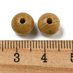 ウッドビーズ  染色されていない  ラウンド  バリーウッド  8mm  約2850個/500g&nbsp;WOOD-K007-03B-01
