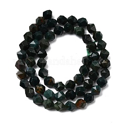 Нити бусин из натурального кровавика/гелиотропа G-Z119-A16-01