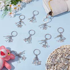 24шт. брелок для ключей из сплава&nbsp;KEYC-GO00022