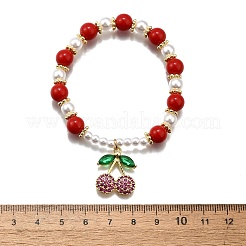 Латунь браслеты простирания BJEW-C098-03