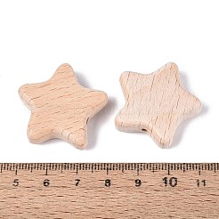 Natürliche Buchenholzperlen&nbsp;WOOD-Q001-05