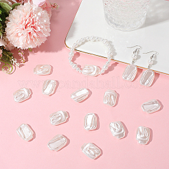 100 шт. Абс пластик имитация жемчуга бусины OACR-LT0001-04