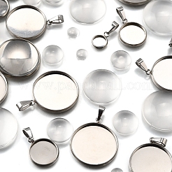 Наборы для изготовления подвесок из нержавеющей стали 304 своими руками&nbsp;DIY-FS0008-83