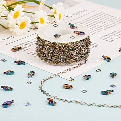 Kit de fabricación de conjunto de joyería de cadena de diy&nbsp;STAS-SZ0002-23