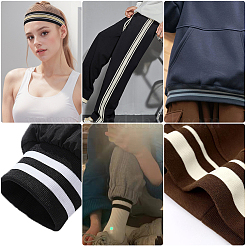 4.7 ярд плоская полиэстеровая полосатая эластичная широкая лента&nbsp;OCOR-GF0003-86B