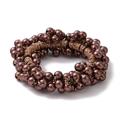 Эластичные аксессуары для волос с имитацией бисера&nbsp;LS-OHAR-PW0007-49J