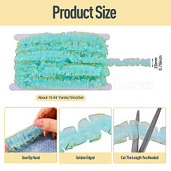 Ruban de dentelle en polyester double couche de 10 m&nbsp;OCOR-TA0004-14E