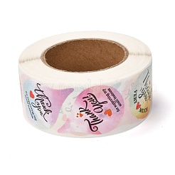 Слово спасибо слезинка ролл наклейки DIY-B031-03