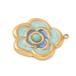 Крашеные натуральный белый нефрит подвески STAS-P404-10D-G08