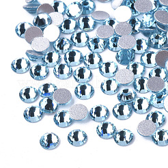 Cabochons de strass à dos plat en verre&nbsp;X-RGLA-S002-04SS-17