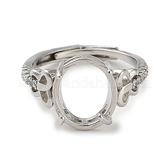 Регулируемые настройки для колец-солитеров из латуни KK-L193-08P-01