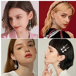 DIY tibetanischer Stil Ohrring-Sets baumeln&nbsp;FIND-SC0001-71