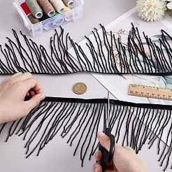 Отделка стеклянной бахромы длиной 1 ярд AJEW-PH0006-69