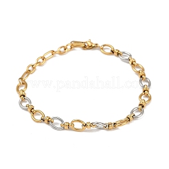 Браслеты-цепочки из нержавеющей стали 304 для женщин BJEW-K279-04GP