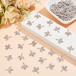 100 шт. подвески из сплава стрекоз в тибетском стиле&nbsp;TIBEP-LP0001-06