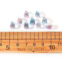 Прозрачные брызги окрашенные стеклянные подвески GLAA-YW0001-12