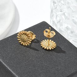 Pendientes de acero inoxidable 304 para mujer&nbsp;STAS-Z117-14G-02