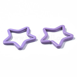 Застежки-карабины для брелоков из окрашенного железа KEYC-S255-002