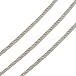タイガーテールワイヤー  ナイロン被覆ステンレス鋼  生  直径0.35mm  約164.04フィート（50m）/ロール&nbsp;X-L0.35MM01