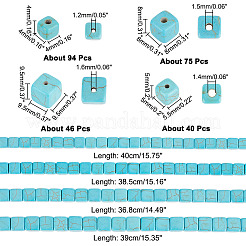 4 прядь 4 стилей натуральные бусины из говлита пряди G-AR0004-73