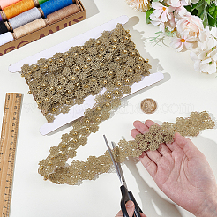 4 ярд полиэстеровой и АБС пластиковой искусственной жемчужной кружевной ленты&nbsp;OCOR-GA0002-36