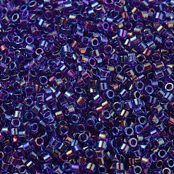 MIYUKIデリカビーズ  シリンダー  日本製シードビーズ  11/0  （db1755)フクシアライニングアクアアブ  1.3x1.6mm  穴：0.8mm  約2000PCS /ボトル  10 G /ボトル&nbsp;SEED-JP0008-DB1755