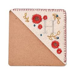 4 шт. персонализированные закладки-уголки с вышивкой вручную&nbsp;JX587H