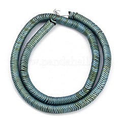 Гальванические нити из синтетических немагнитных гематитовых бусин G-H020-M01-24