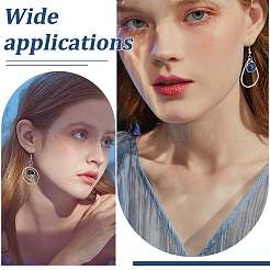 10 paire de 5 kits de fabrication de boucles d'oreilles pendantes en acier inoxydable 304&nbsp;EJEW-UN00028