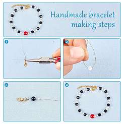 Зажимные бусины из латуни&nbsp;KK-AR0001-29