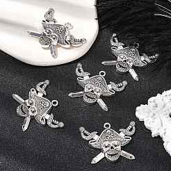 Pendente in lega stile tibetano&nbsp;LS-TIBEP-3293-AS-LF