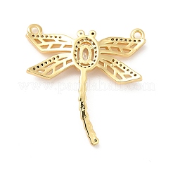 Шармы-соединители из латуни&nbsp;KK-H434-05G