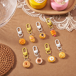 8 pièces 8 styles de pendentifs alimentaires imitation résine opaque&nbsp;AJEW-TADJ0001-26