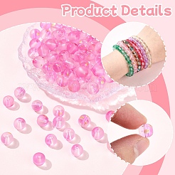 100 шт. матовые стеклянные бусины&nbsp;DGLA-YW0001-36D