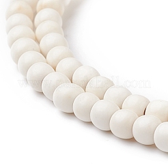 Синтетических нитей бирюзовые бусы&nbsp;X-TURQ-G106-4mm-02Q