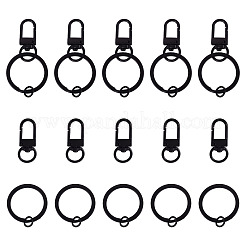 10 Stück Karabinerhaken mit Einbrennlackierung aus Zinklegierung&nbsp;FIND-TADJ0001-27A