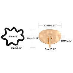 Железные заколки для волос OHAR-M041-01G