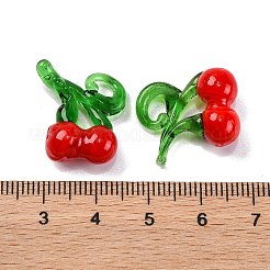 Стеклянный кулон с фруктами и едой&nbsp;LS-RESI-U001-03C