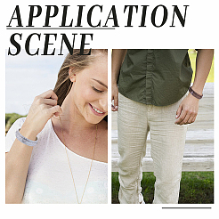 10шт 10-х цветные браслеты из искусственной кожи&nbsp;BJEW-CL0001-26